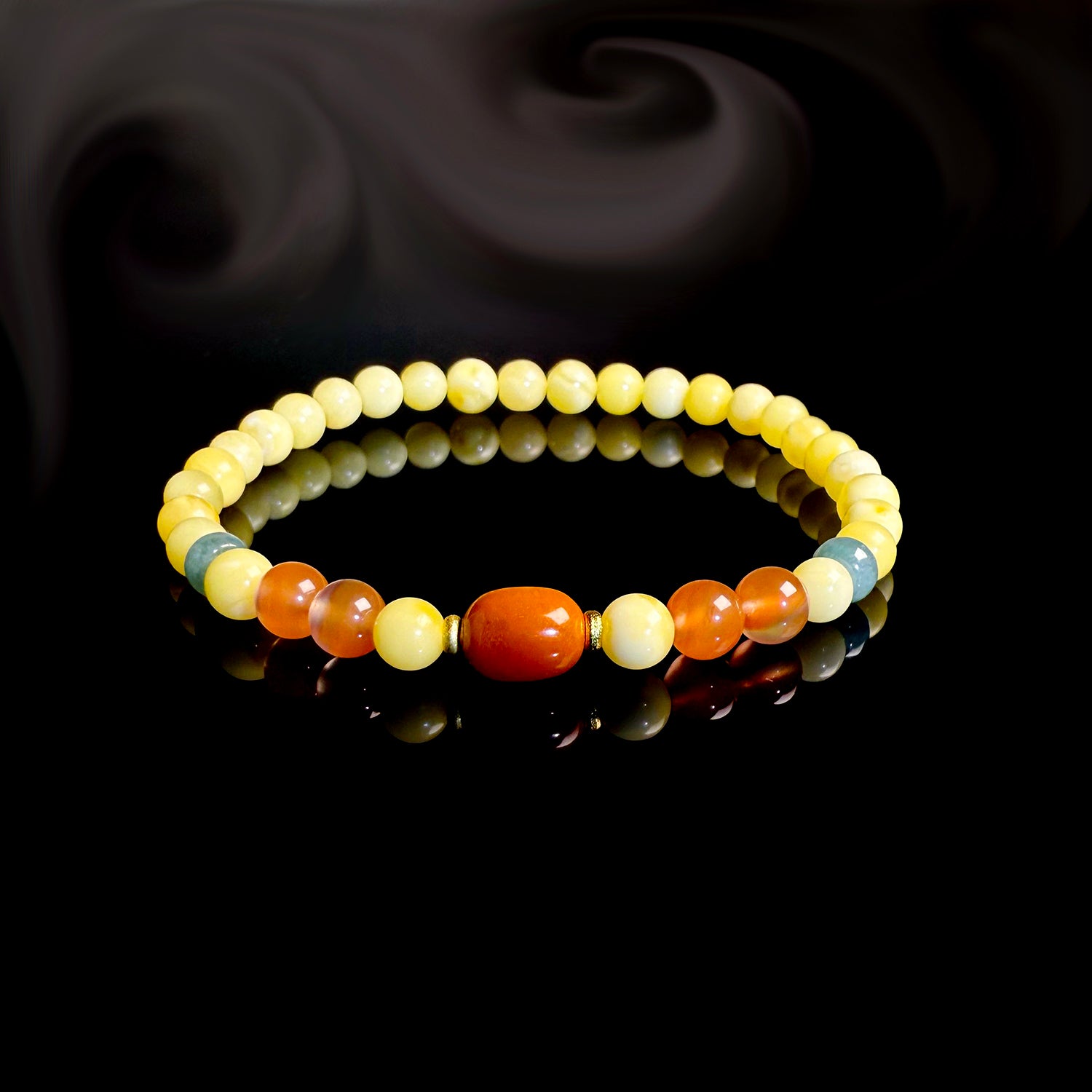 Natural beeswax bracelet #005