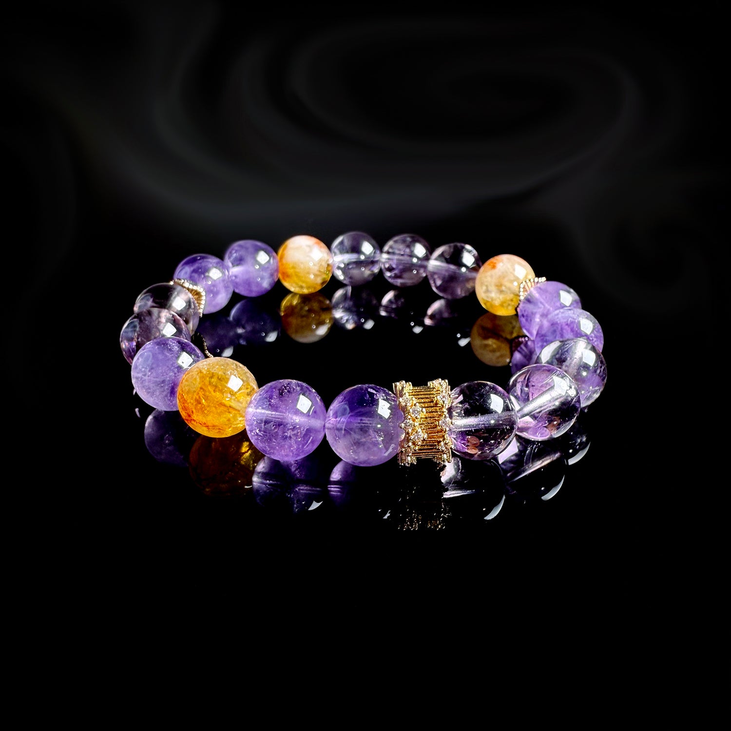 Natural Amethyst Bracelet #016
