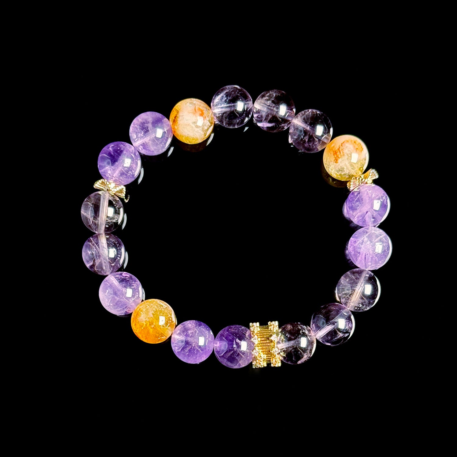 Natural Amethyst Bracelet #016