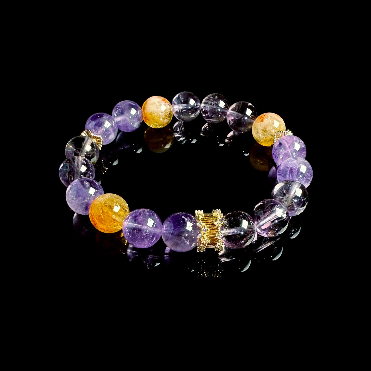 Natural Amethyst Bracelet #016