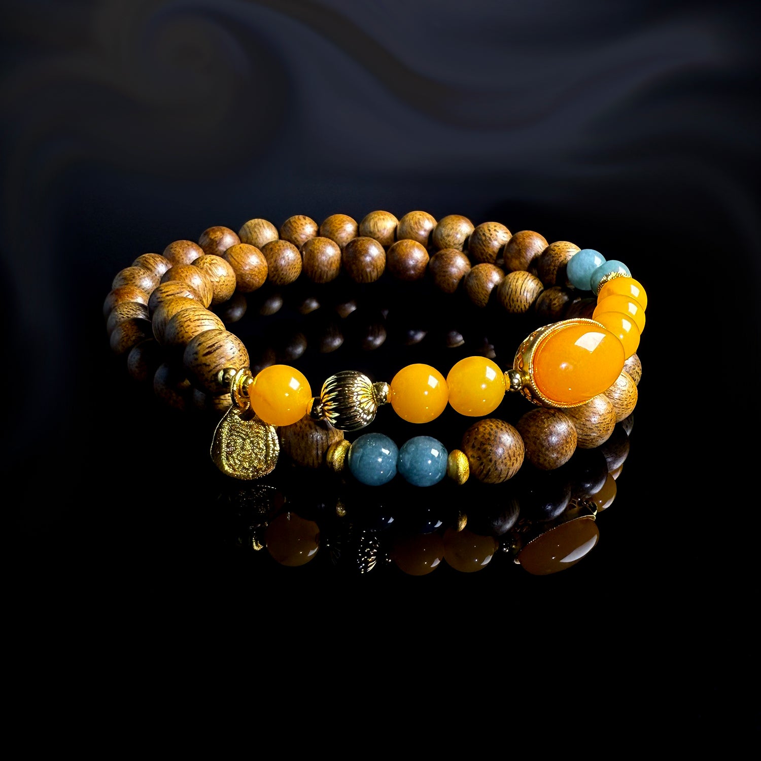 Natural Kalimantan Agarwood Bracelet #002