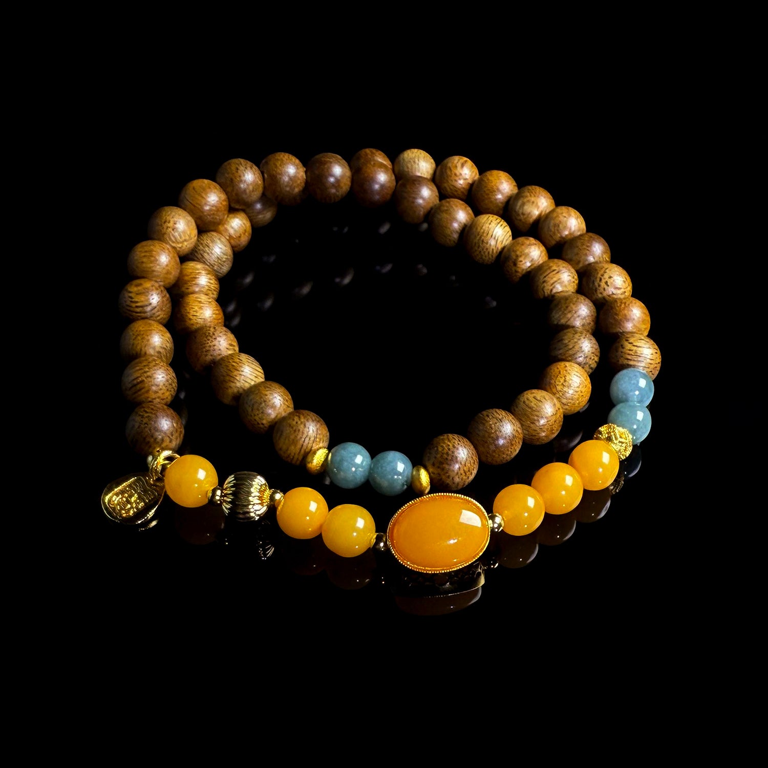 Natural Kalimantan Agarwood Bracelet #002