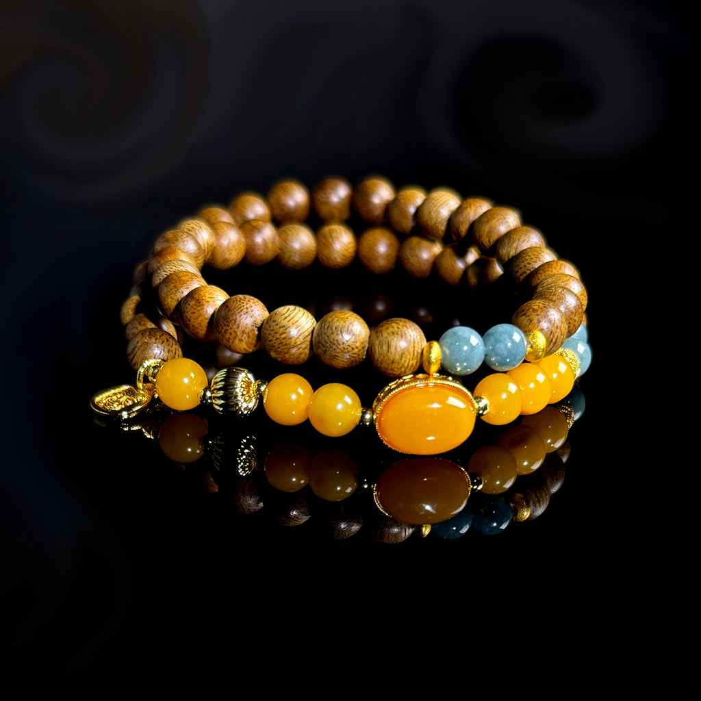 Natural Kalimantan Agarwood Bracelet #002