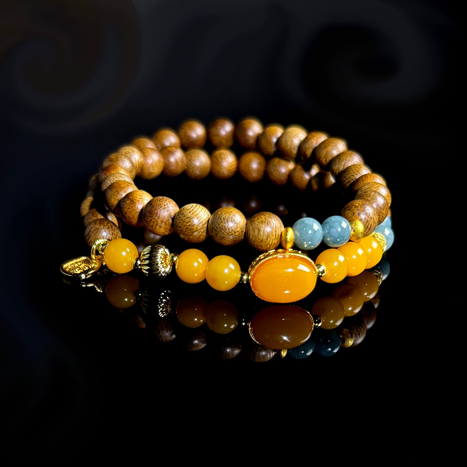 Natural Kalimantan Agarwood Bracelet #002