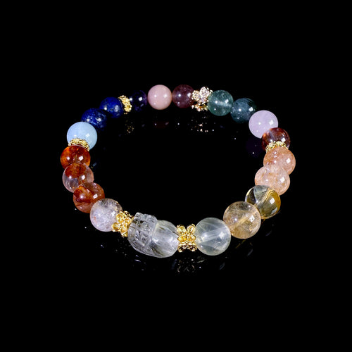 Colorful Crystal Pixiu Bracelet #026