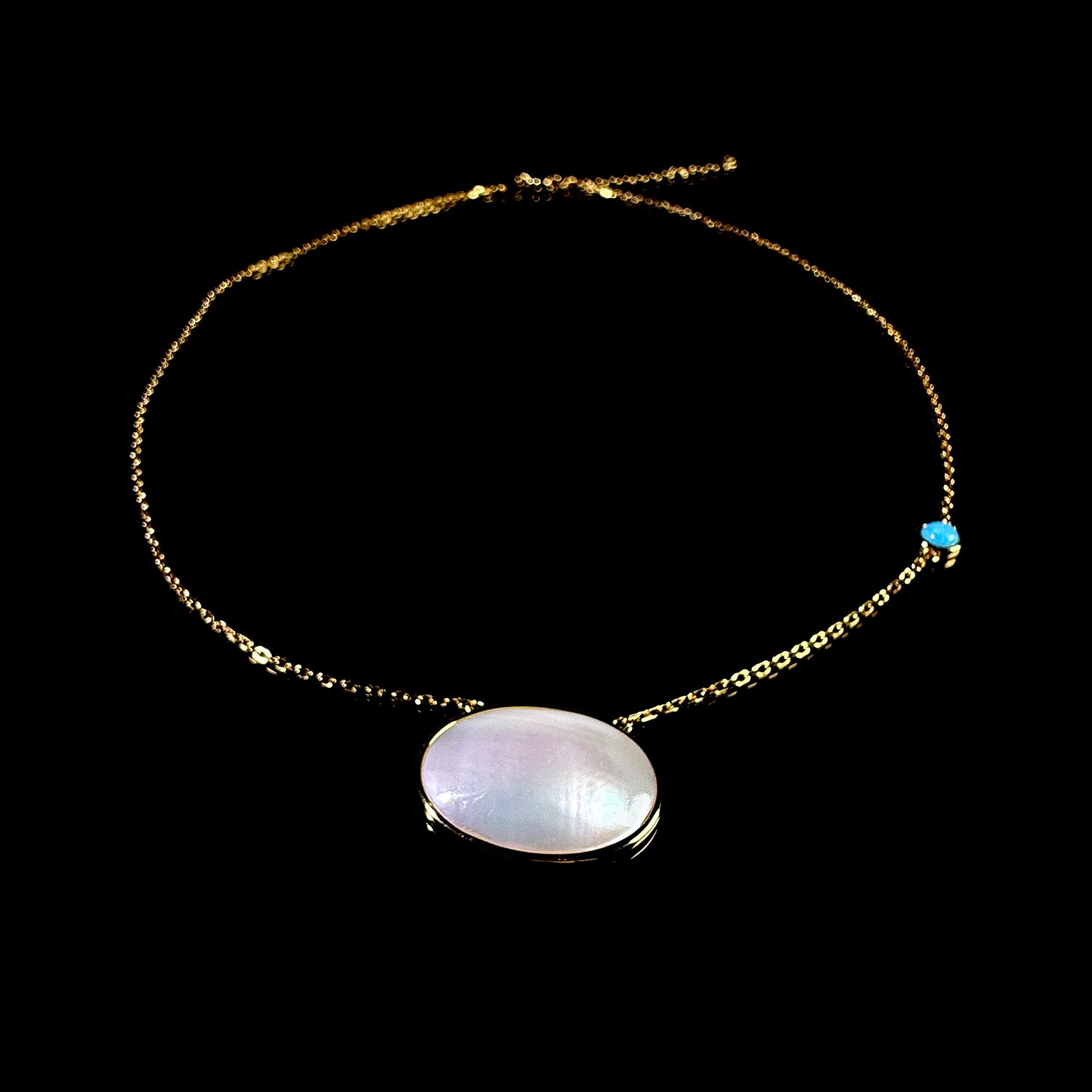 Natural Shell Collarbone Chain Necklace #010